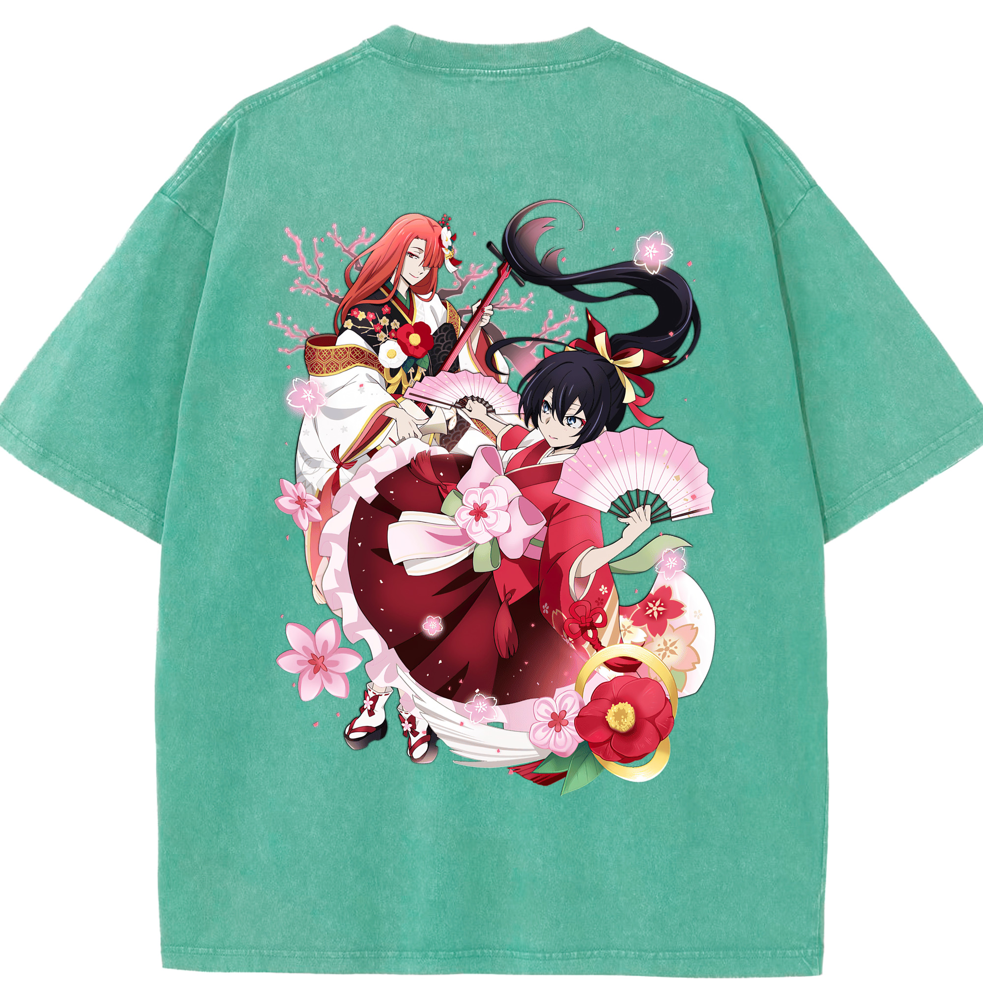 （画像用） 文豪ストレイドッグス Bungo Stray Dogs 綿100% ヴィンテージ風 半袖Tシャツ（背面プリント）